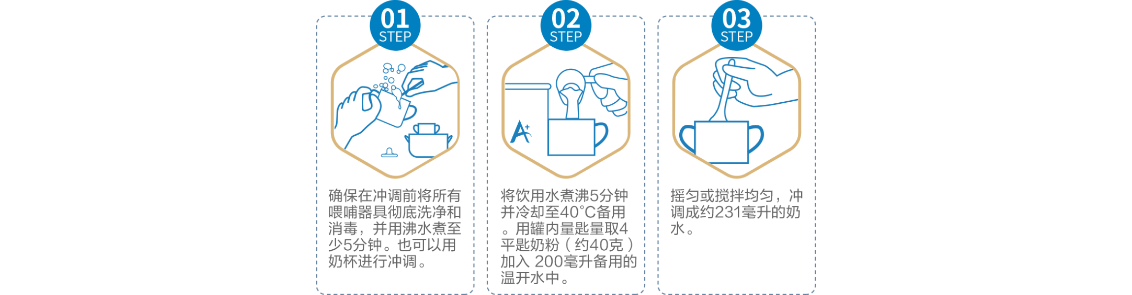 冲调和使用说明