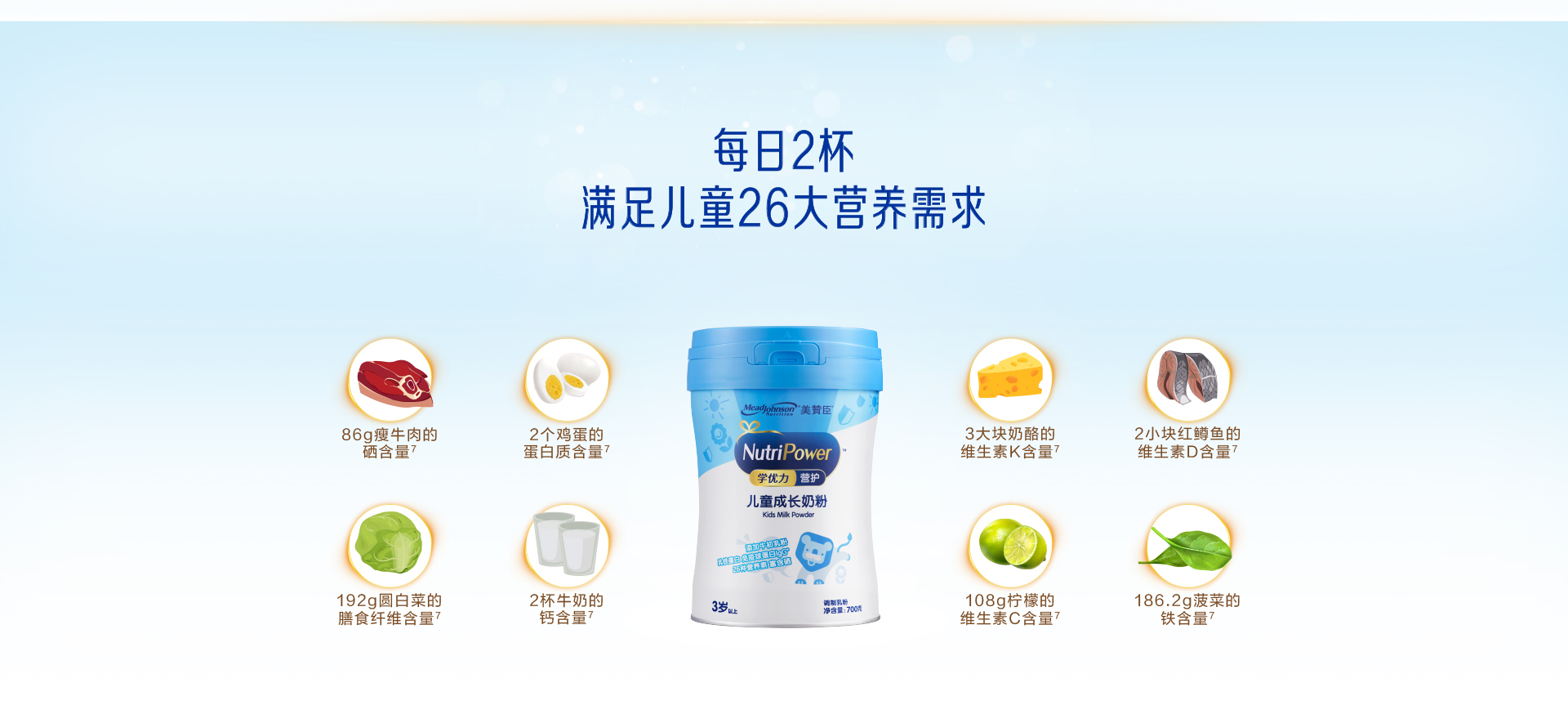学优力营护儿童成长奶粉
